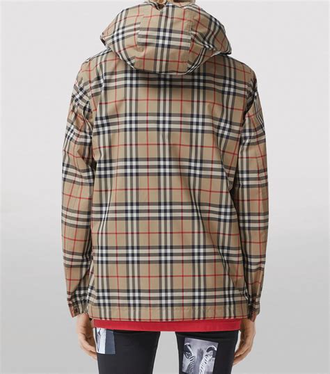 burberry women's hooded jacket|burberry vintage check jacket.